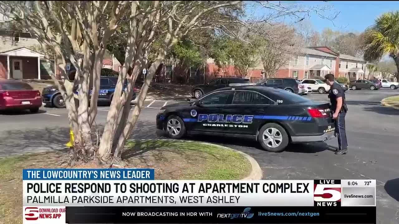VIDEO: Charleston Police investigating shooting at West Ashley apartment complex