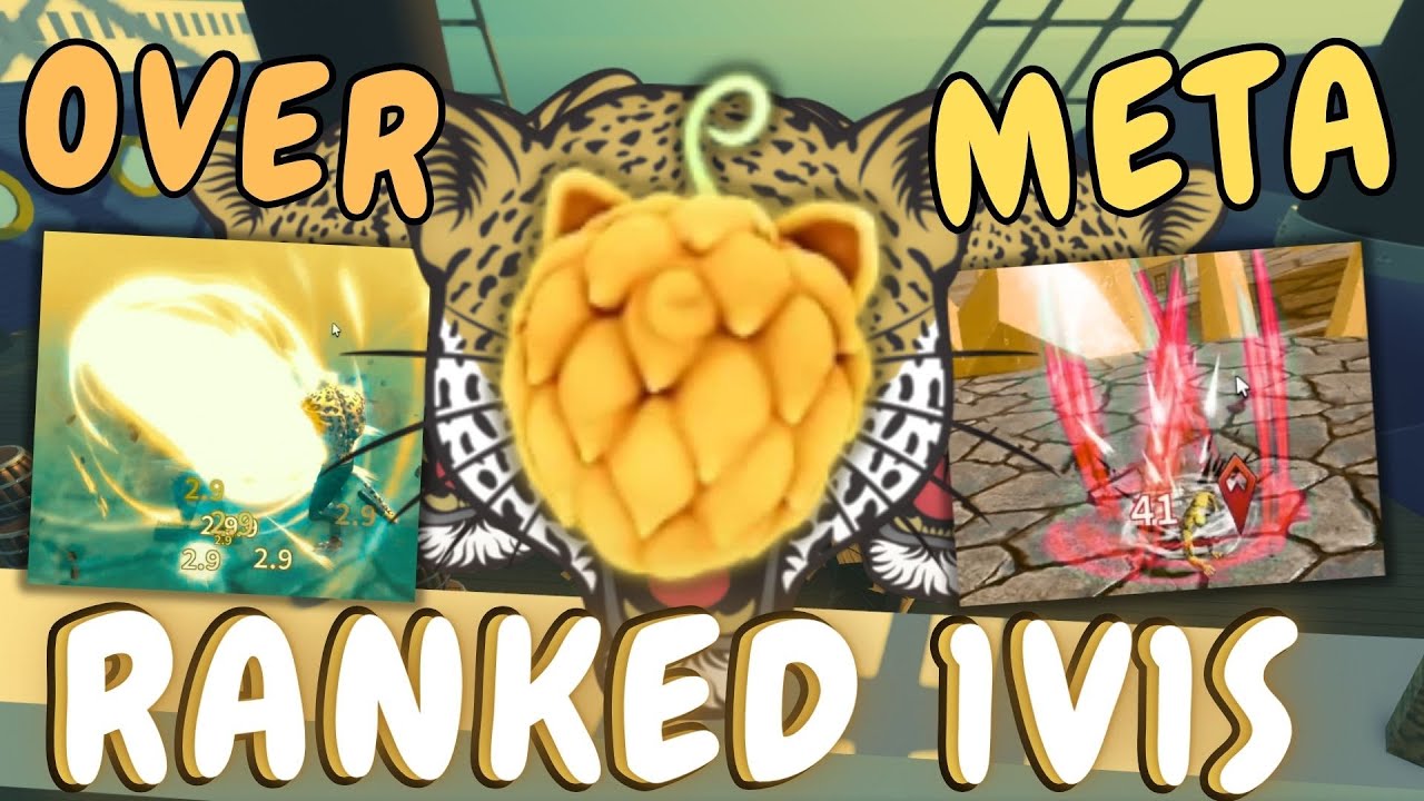 Leopard is THE BEST COUNTER in Ranked 1v1s - Fruit Battlegrounds