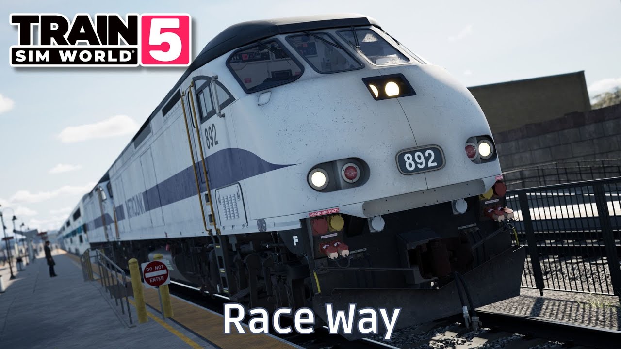 Race Way - San Bernardino Line - Rotem Cab Car & MP36PH-3C - #TrainSimWorld5