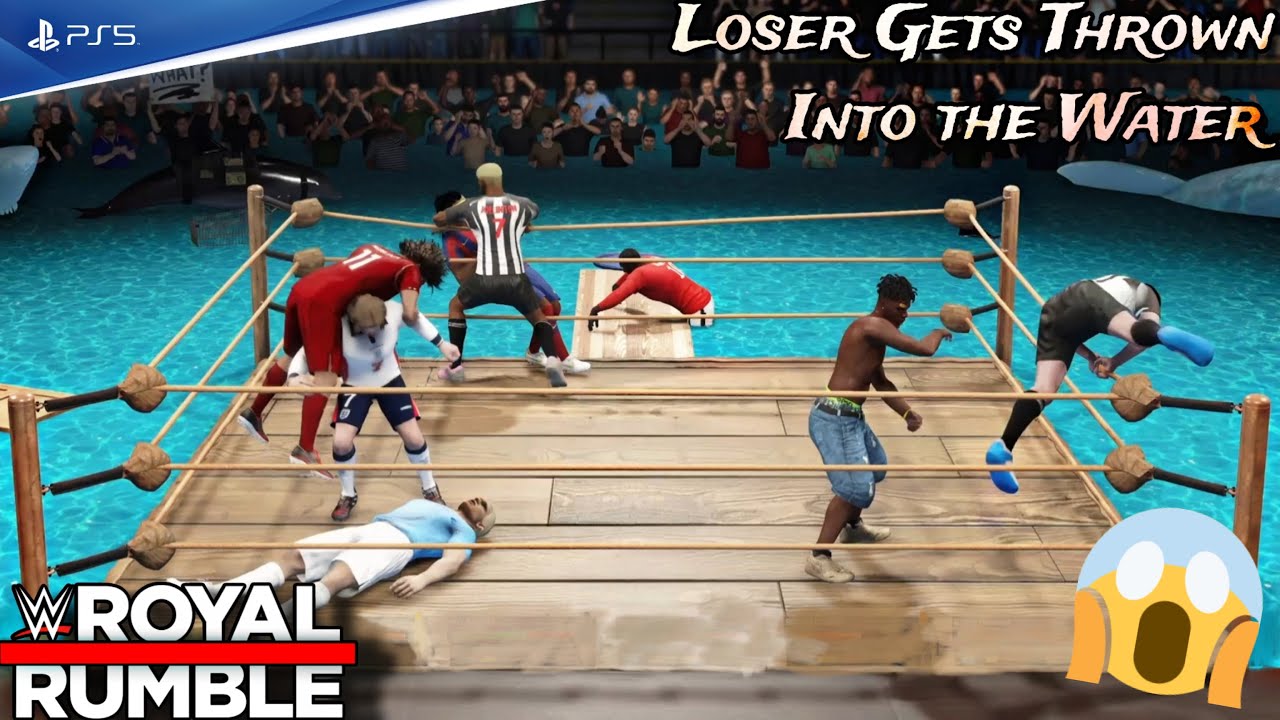 WWE 2K24 - Football Water Royal Rumble Match!