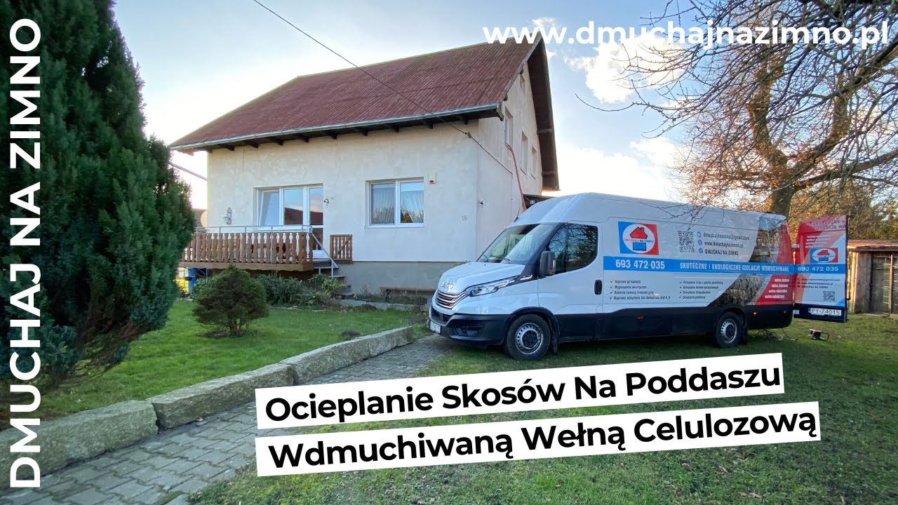 Ocieplanie Skosów Na Poddaszu Granulatem Wełny Celulozowej @dmuchajnazimno3191