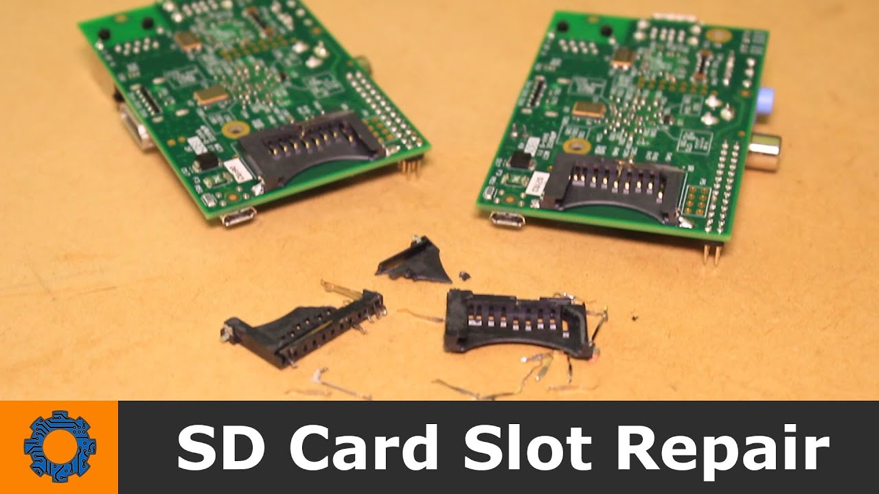 Raspberry Pi &mdash; ремонт слота SD-карты