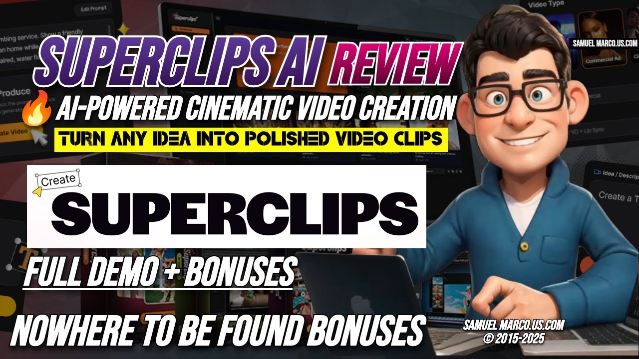 SuperClips Review 2025 👉 Create Viral Short Videos with AI (SuperClips AI Full Demo & Review)