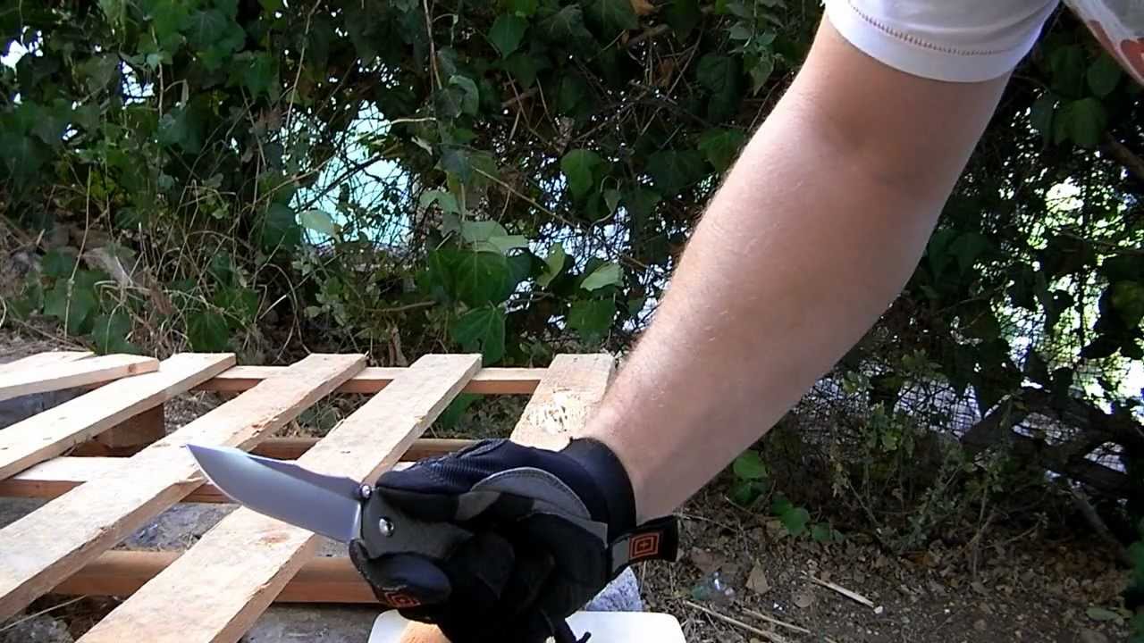 Тест кончика и замка: Chris Reeve Umnumzaan tip and lock test