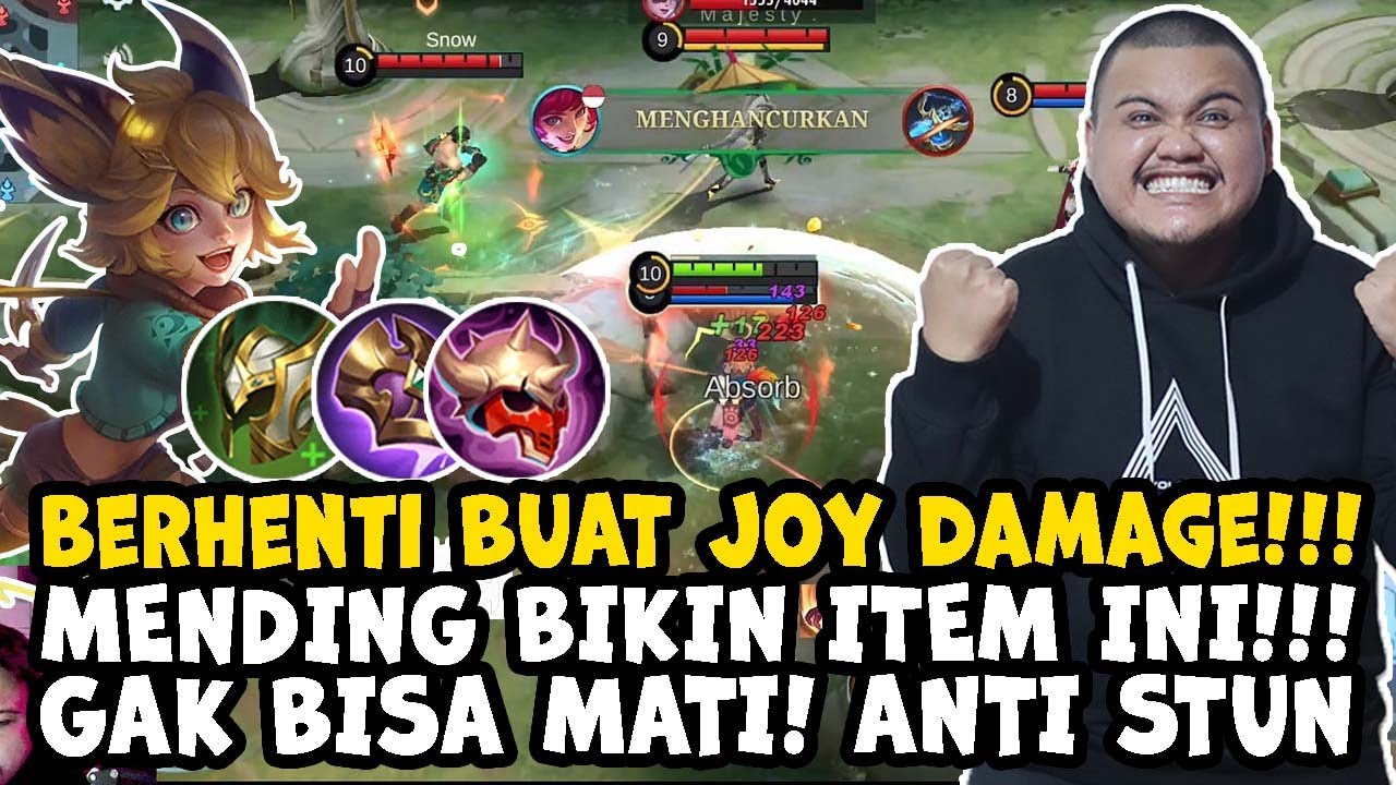 STOP BIKIN JOY DAMAGE! MENDING PAKE JOY JUNGLER BUILD TANK! KERAS GAK BISA MATI DAN ANTI STUN!!!