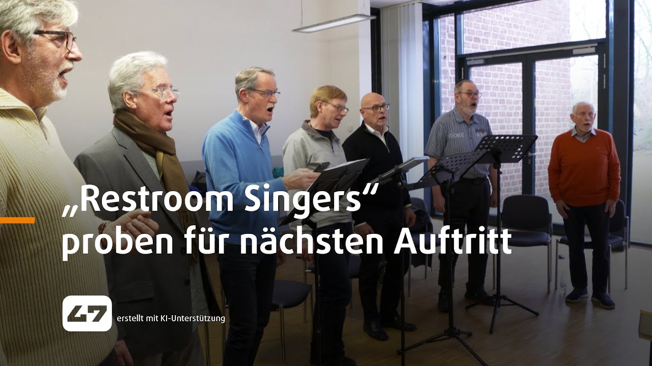 STUDIO 47 .live | VOKALENSEMBLE DER POLIZEI DUISBURG: „RESTROOM SINGERS“ PROBEN FÜR AUFTRITT