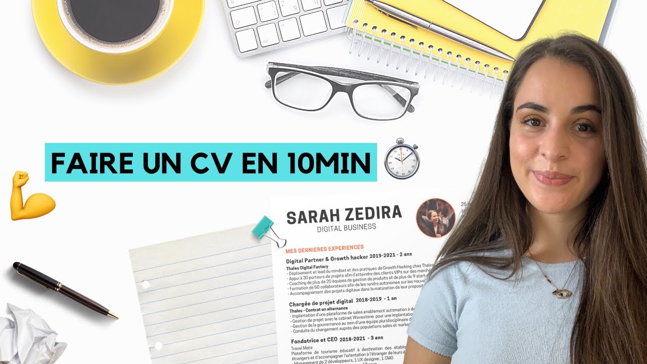 Créer un super CV étudiant en 15min ⏰ (Étudiants, jeune diplômé, VIE, Stage, Alternance)