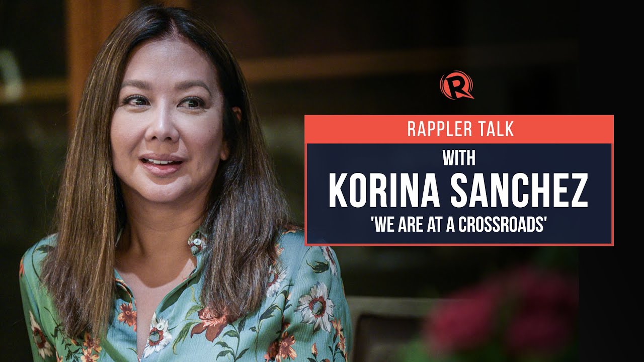 Rappler Talk with Korina Sanchez: 'We are at a crossroads'