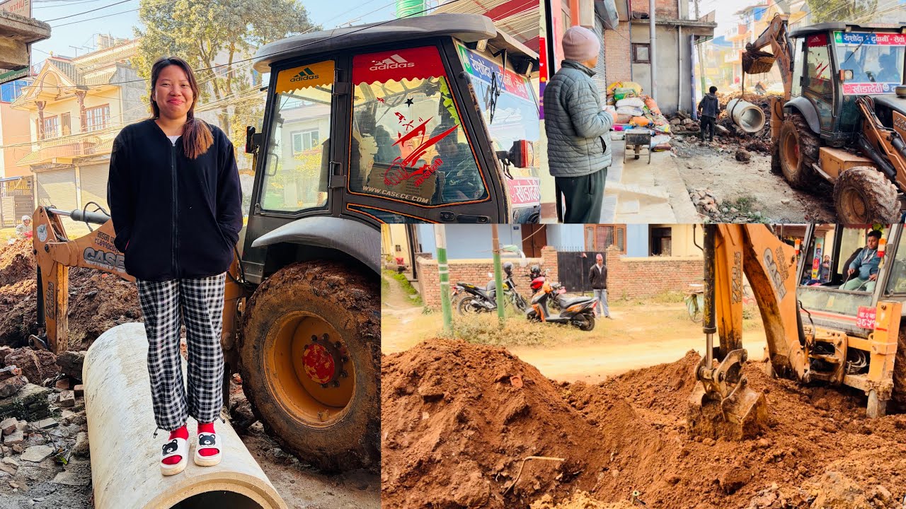 JCB किन आयो हाम्रो घरमा😱| घरको काम हुदै छ | #homevlog #shovathapavlogs