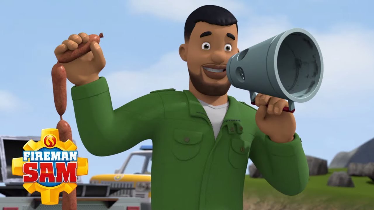 PC Malcolm has BBQ Trouble! | Fireman Sam Official | Cartoons for Kids