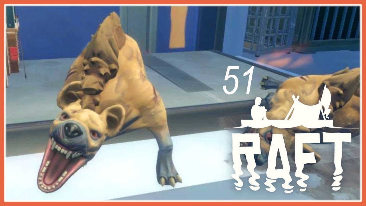 Olof wirft mit Bomben und Hyänen! 🦈 Raft ⚓ #51  (P+)