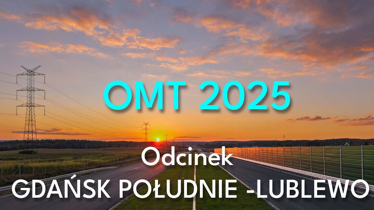 Budowa OMT 2025 – Odcinek  Gdańsk Południe – Lublewo Gdańskie - z drona | DJI Air 3S |