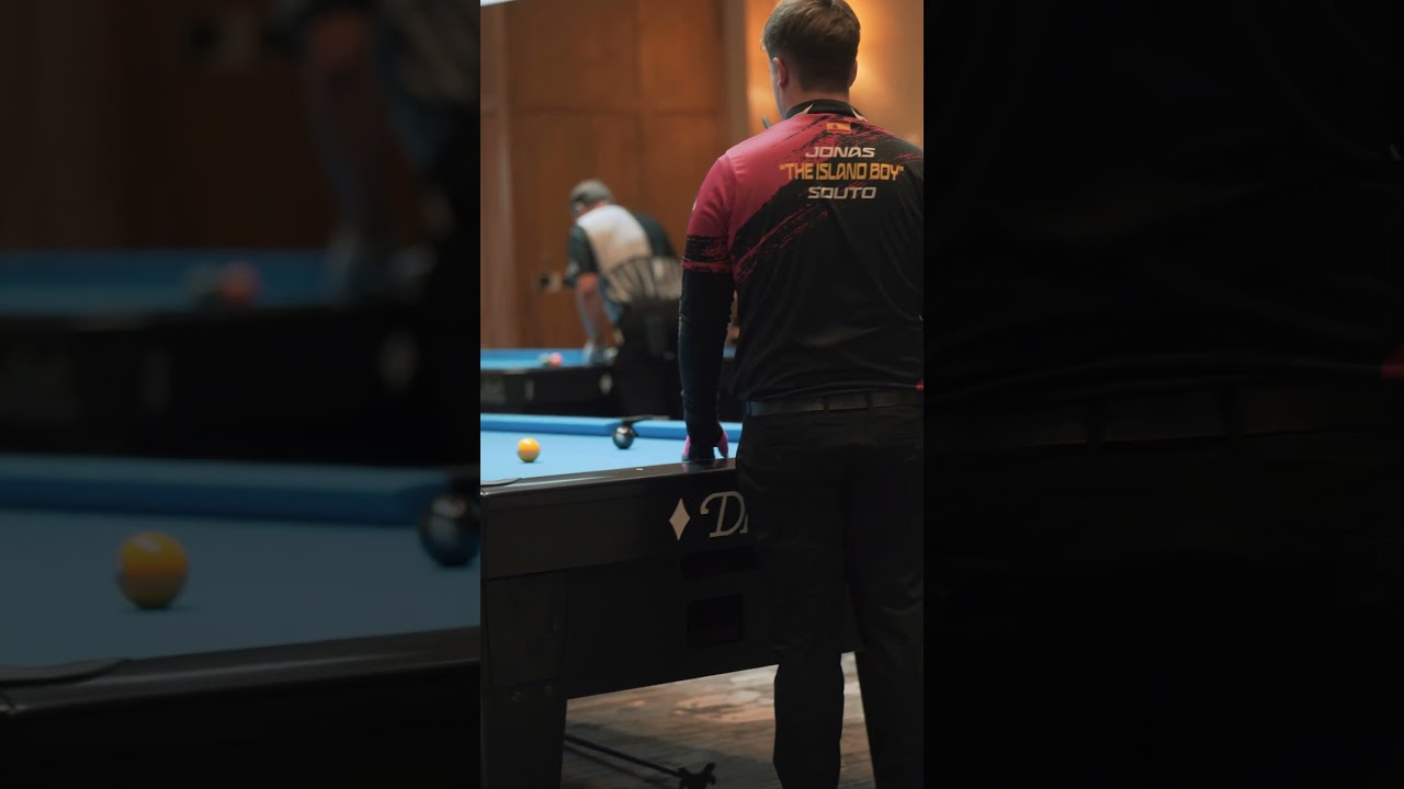 Jonas Souto Break!! #thesharkstream #9ball #billiards