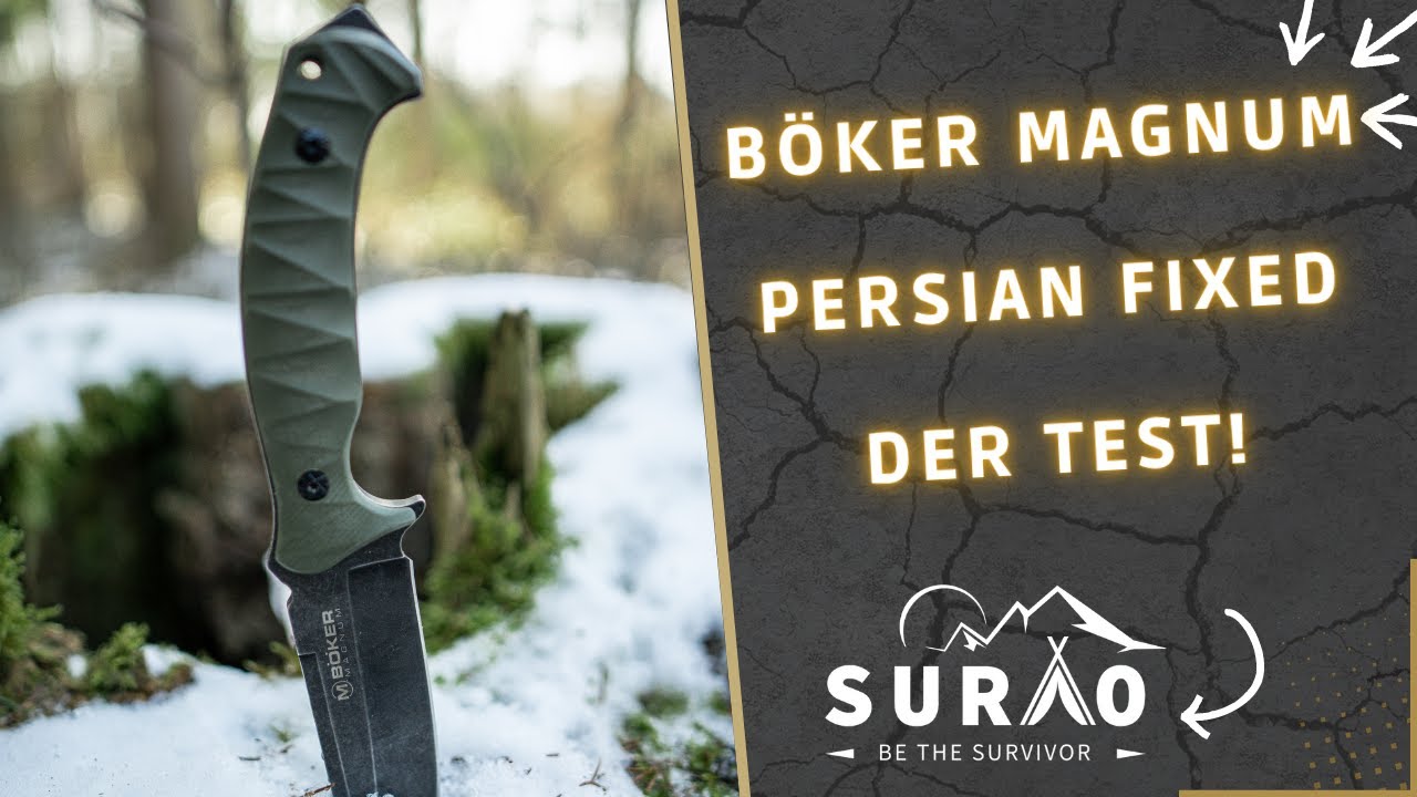 Böker Magnum Persian Fixed | Der große Test! |  Was kann es?