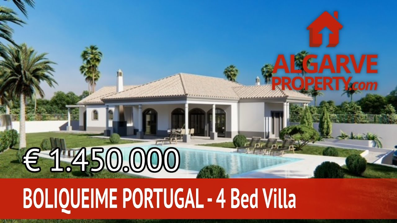 AlgarveProperty.com - Fabulous 4 bed BRAND NEW villa near the beach and Vilamoura - BOLIQUEIME