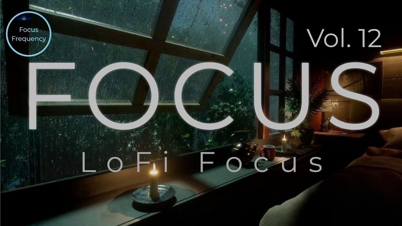 LoFi Focus Vol. 12 – Calm Beats for Work & Study (1 Hour) | Deep LoFi • Focus • Flow