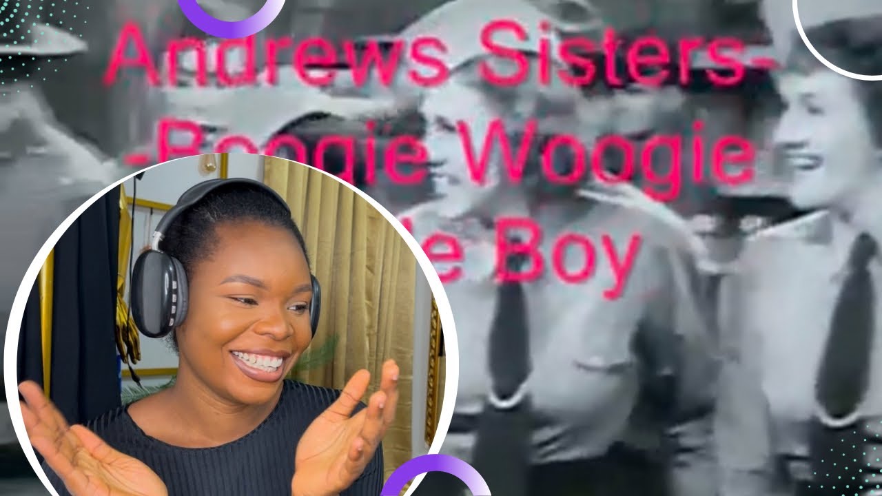 Ancient!!! ANDREW SISTERS (Boogie Woogie) REACTION