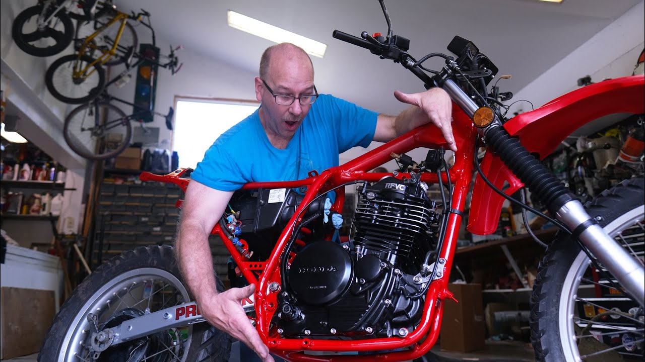 Restoring 1983 Honda XL600R Part 2