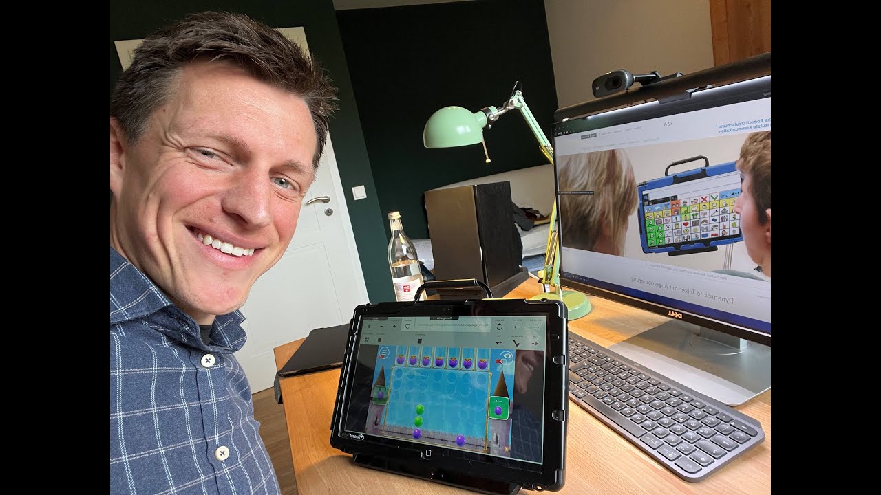 Mit der Augensteuerung zocken auf dem Accent - Eyegazegames macht's möglich