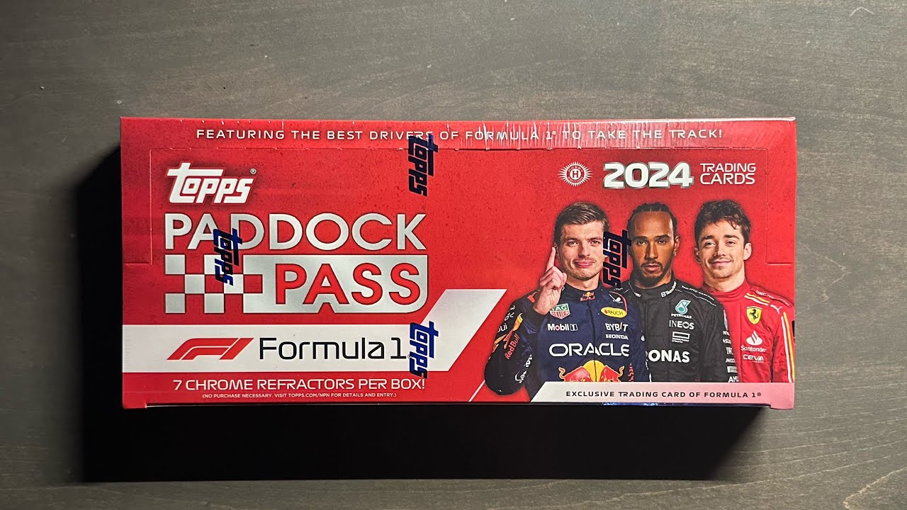 2024 Topps Formula 1 Paddock Pass Hobby Box Opening - Lovely First Time Set