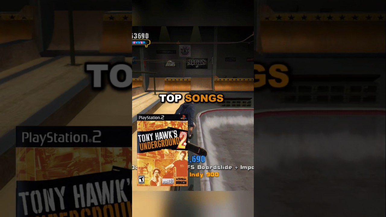 Top songs from Tony Hawk's Underground 2! #soundtrack #tonyhawk #skateboarding #ps2 #nostalgia