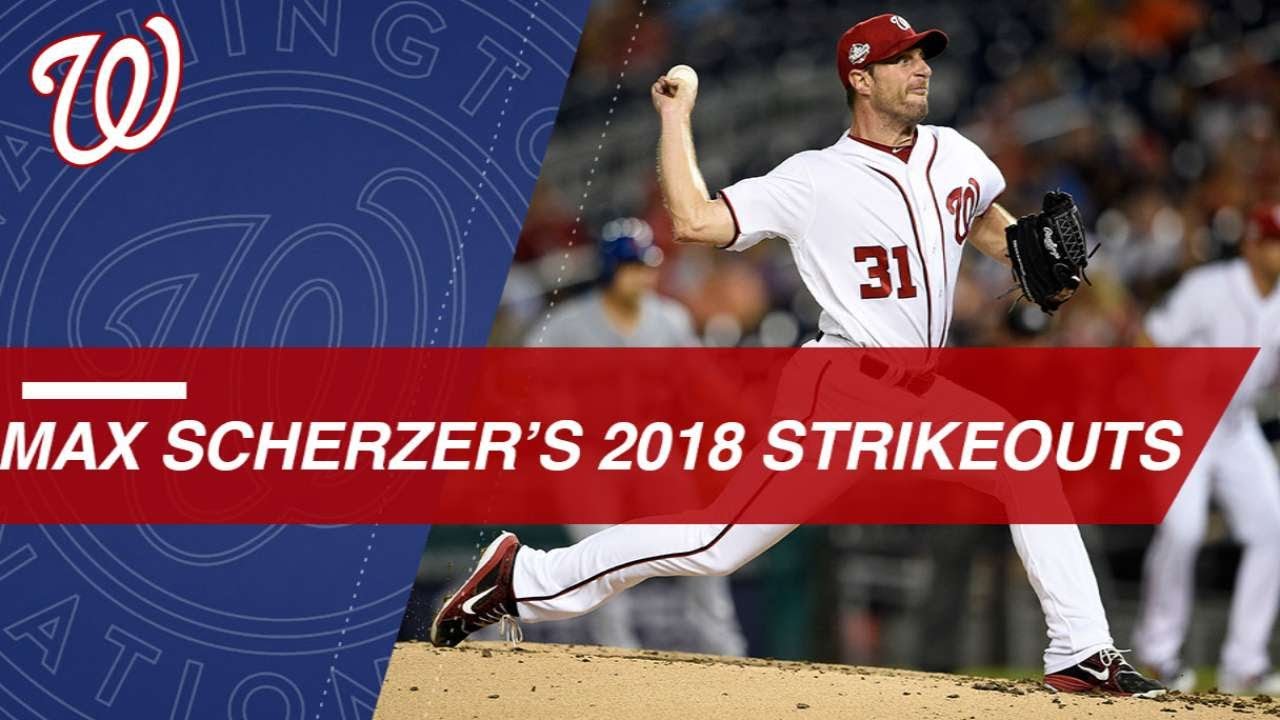 Scherzer strikes out 300 batters in 2018
