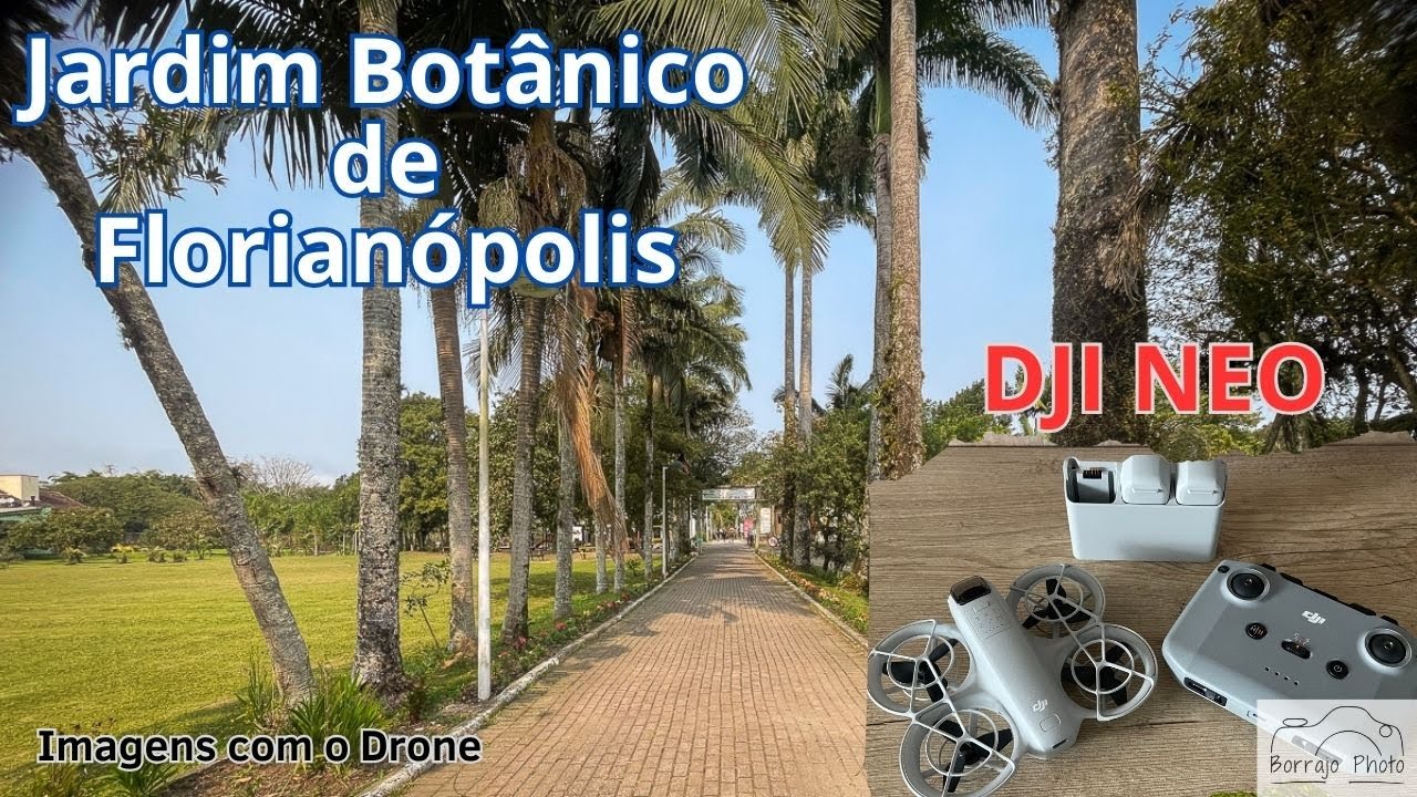 Utilizando o Drone  DJI NEO para captar imagens no Jardim Botânico de Florianópolis