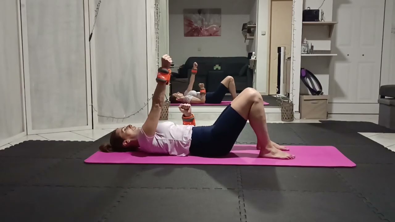 Pilates με ή χωρίς βαράκια για ολόκληρο το σώμα (μεσαίο προς προχωρημένο επίπεδο)-Zoe Papadopoulou