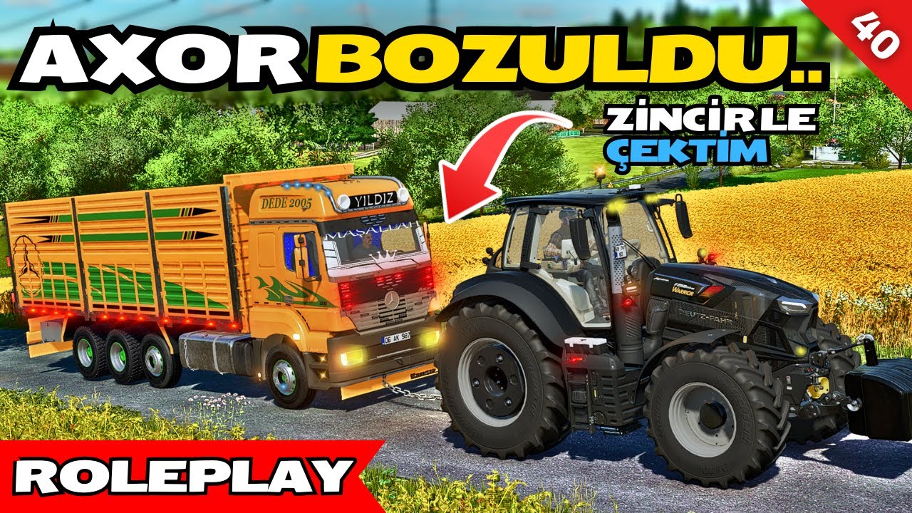 MERCEDES 3228 İLE YOLDA KALDIK! BAŞIMIZA İŞ ALDIK | FS 22 GERÇEK HAYAT | MEDRP SİVAS | S2 B40