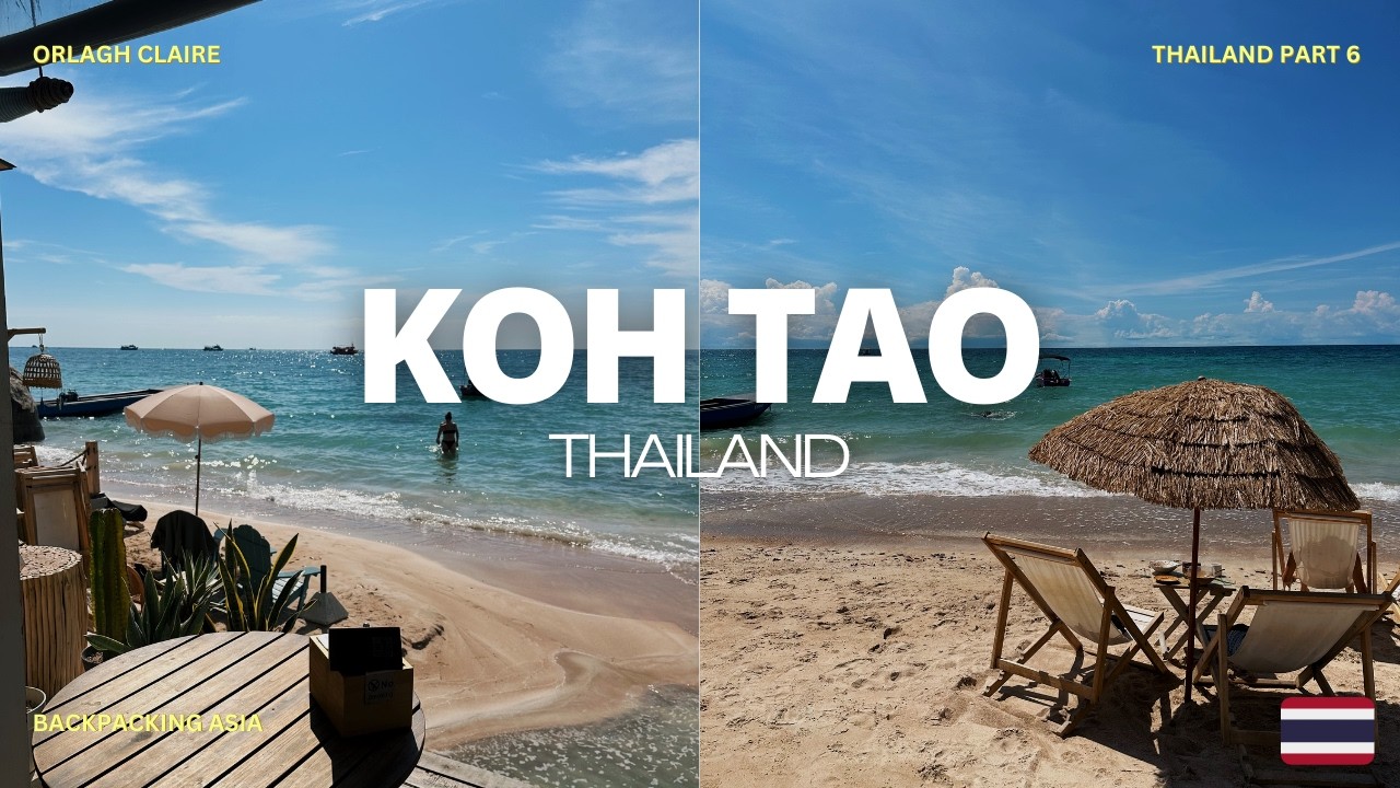 ONE WEEK on KOH TAO THAILAND travel vlog | the best island in thailand | orlagh claire