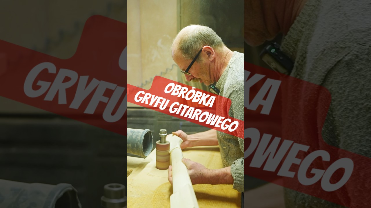 Jak obrabia się gryfy gitar elektrycznych i basowych w fabryce Mensinger