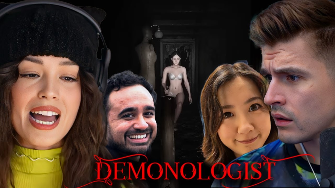 Valkyrae plays Demonologist w/ Fuslie, Ludwig, & Squeex
