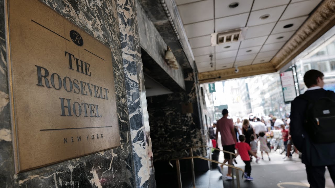 New York's iconic Roosevelt Hotel now a migrant shelter