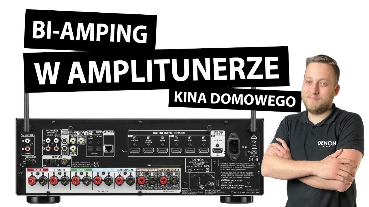 Bi-amping w ustawieniach amplitunera kina domowego Denon / Marantz