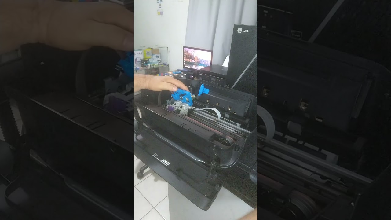 Como Tirar o Ar das Mangueiras da Impressora HP Ink Tank  Wireless 416.