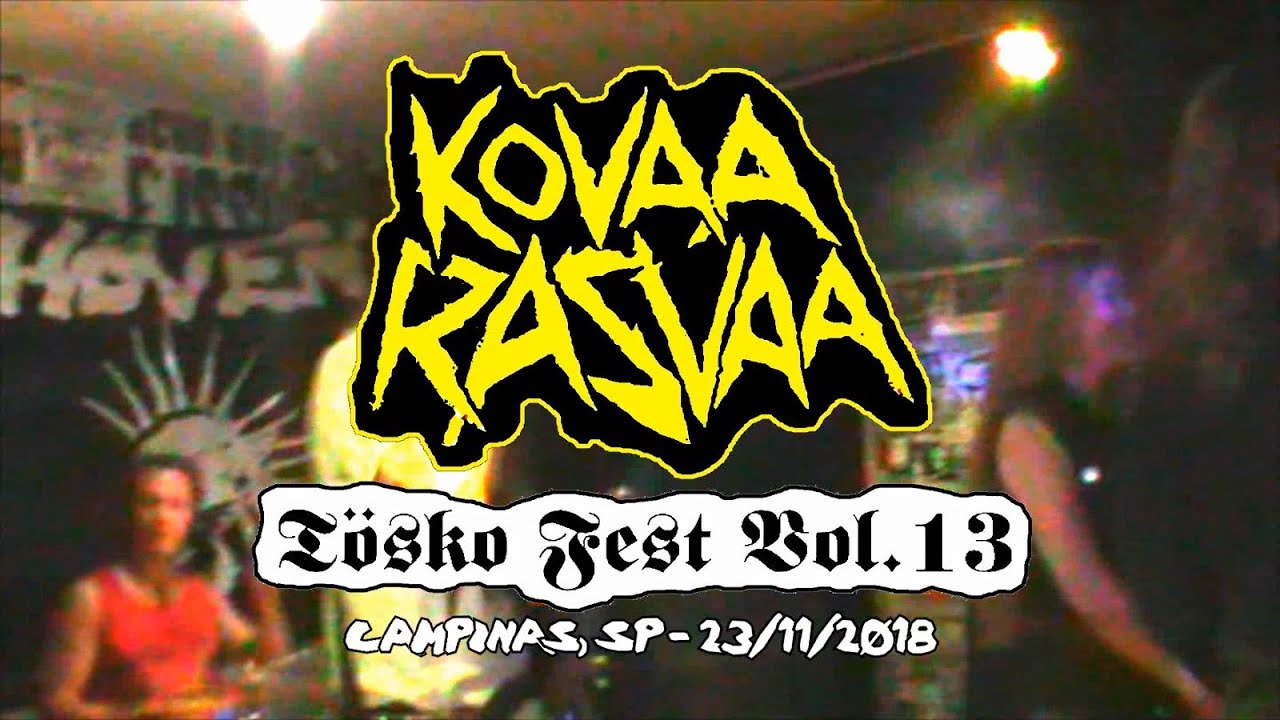 KOVAA RASVAA - T&ouml;sko Fest Vol  13 - Campinas, SP - 2018