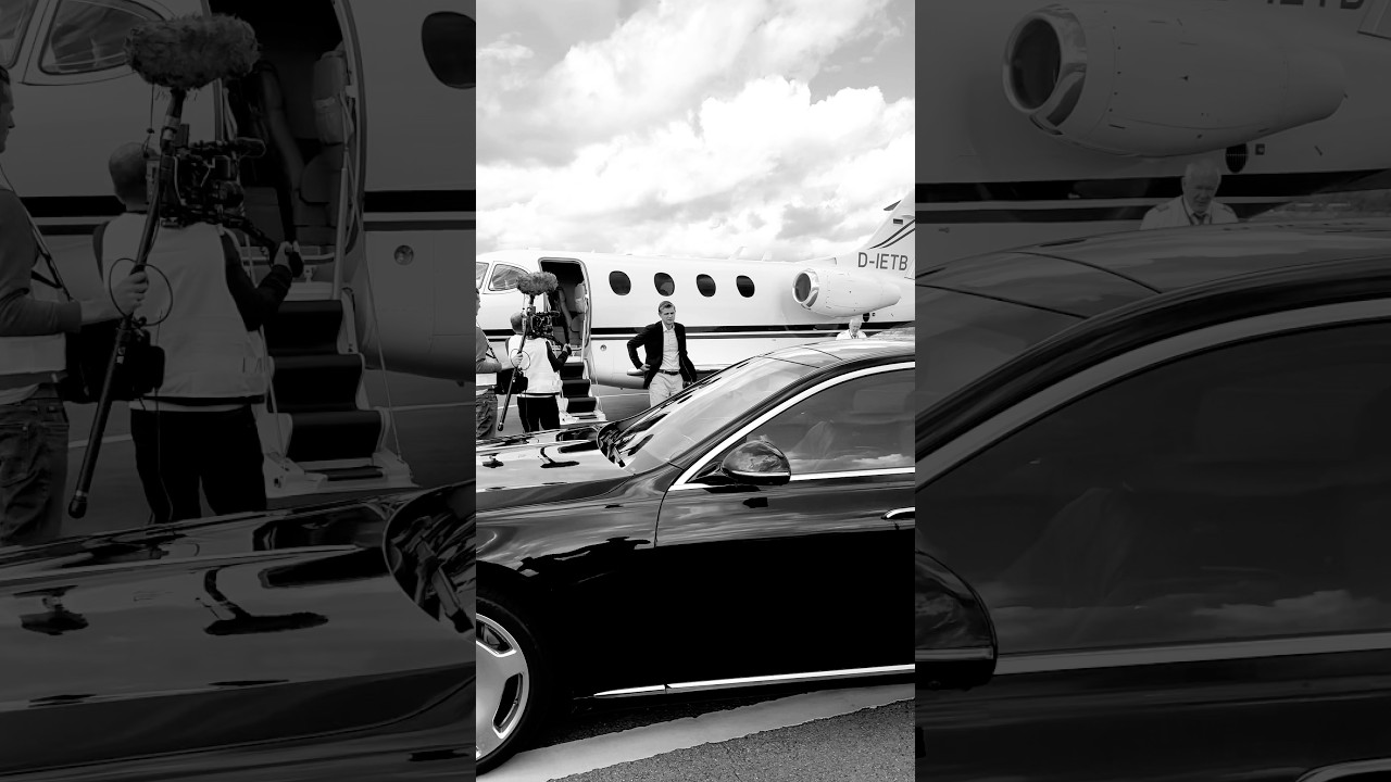 Ankunft in #Hamburg #maybach #privatjet #julienbackhaus #luxurylifestyle