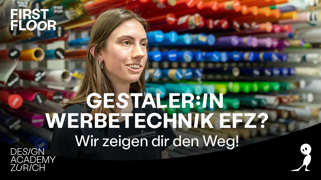 Gestalterin Werbetechnik werden aber wie? First Floor zeigt dir den Weg!