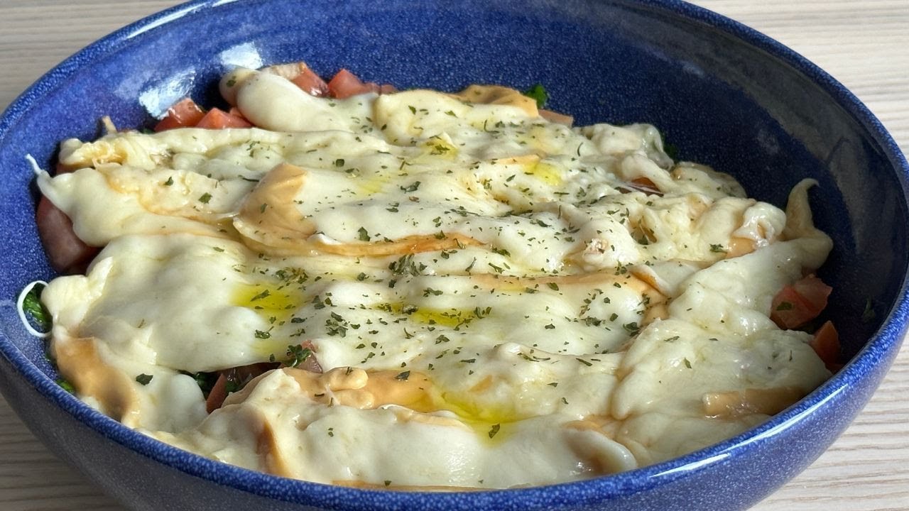 Easiest Italian antipasti with Italian cheese Scamorza