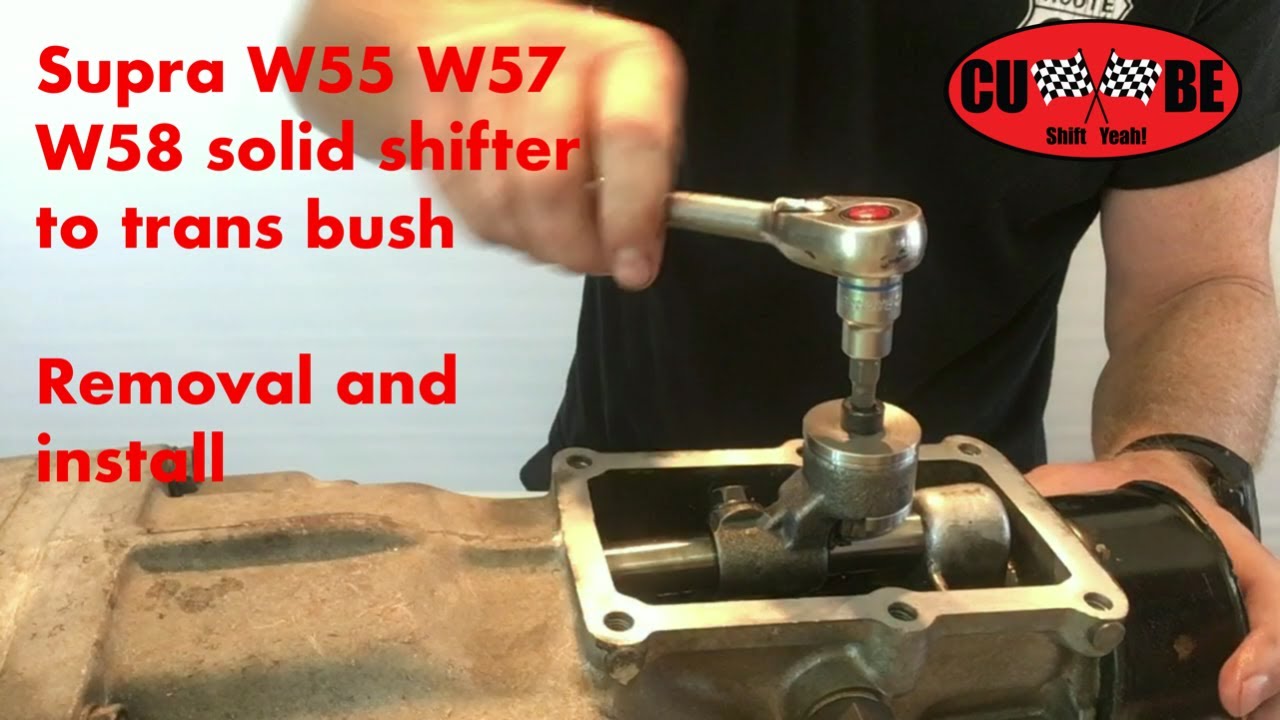 Supra W55 W57 W58 shifter to gearbox solid bush repair kit - CUBE Speed