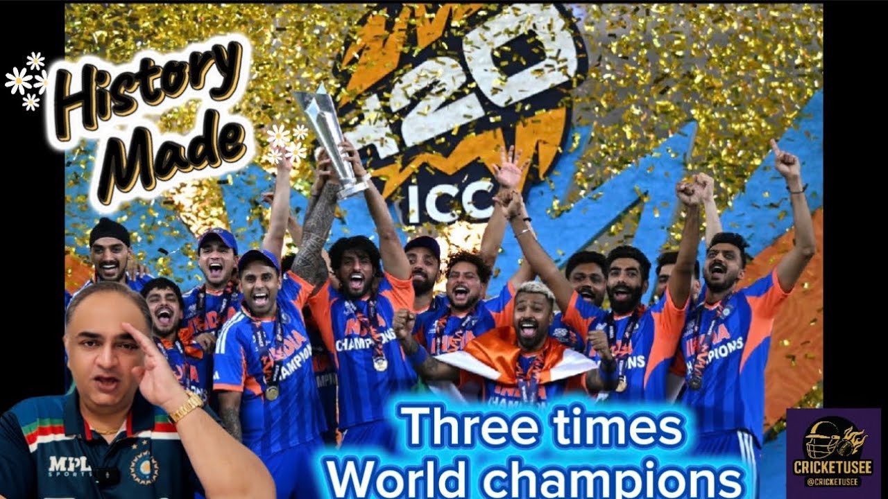 History made | India win their 3rd T20 World Cup #indvsnz #teamindia #t20worldcup #sanjusamson 