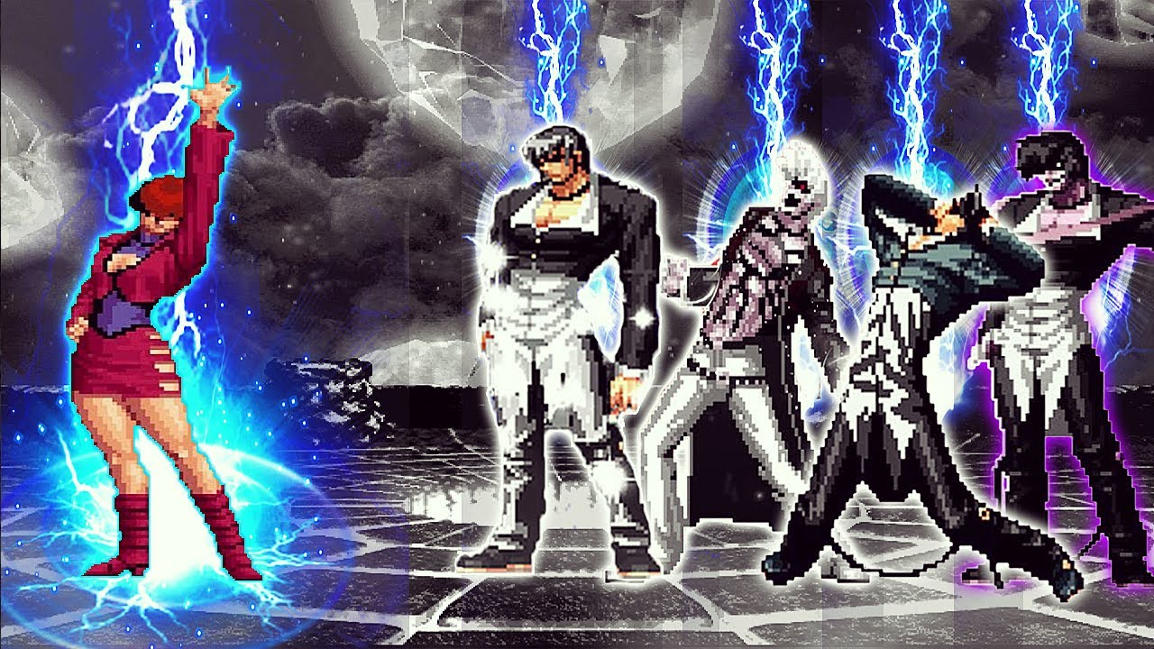[KOF Mugen] Thunder Shermie LV 2 Vs Super Iori Yagami Team