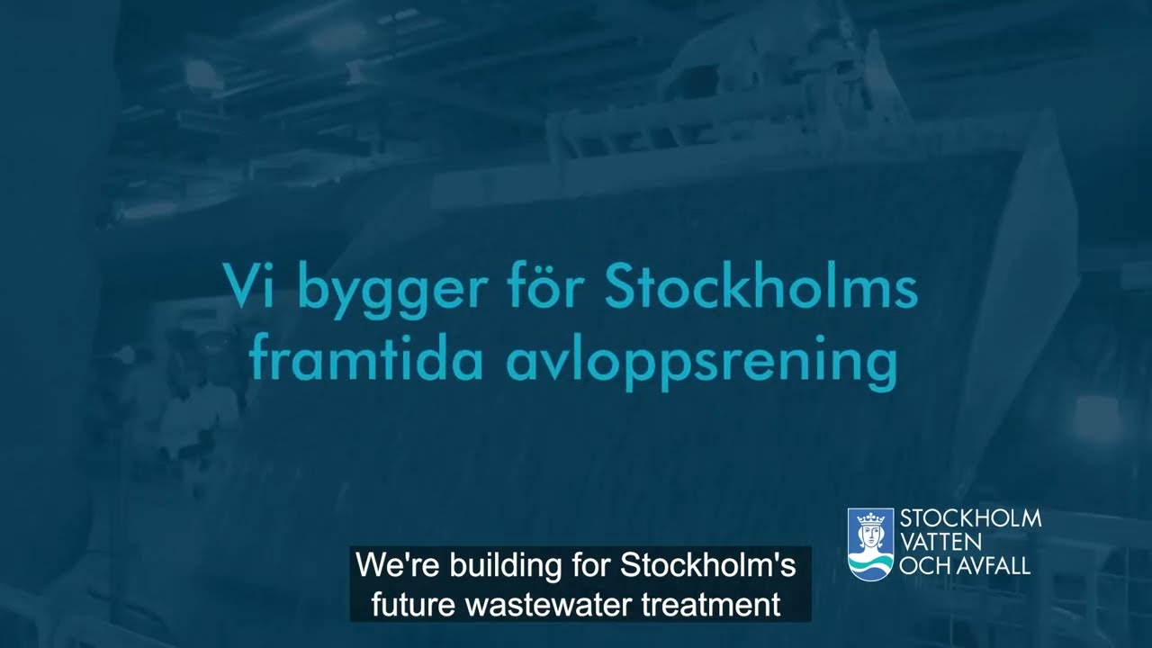 We´re building for Stockholms future waste water treatment