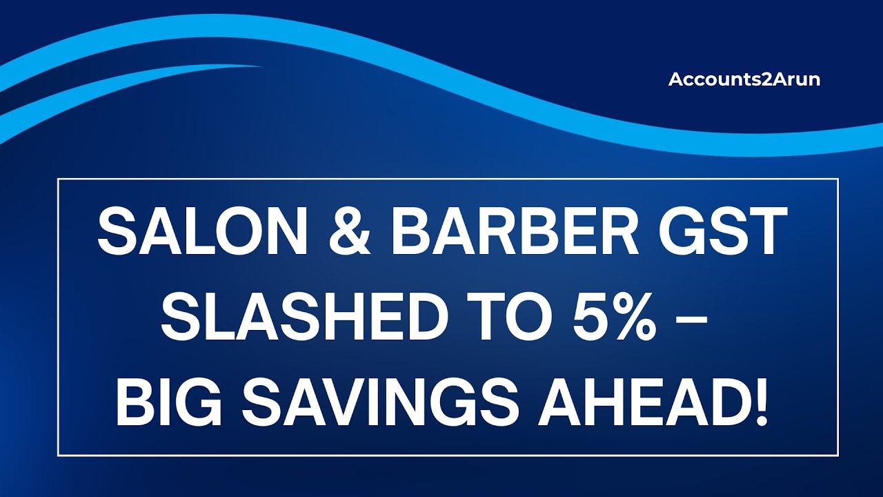 Salon & Barber GST Slashed to 5% &ndash; Big Savings Ahead! #shorts #gst