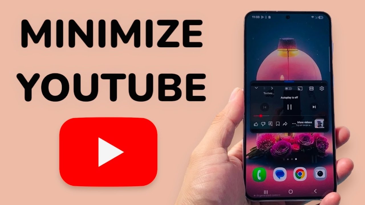 How To Minimize YouTube On Android