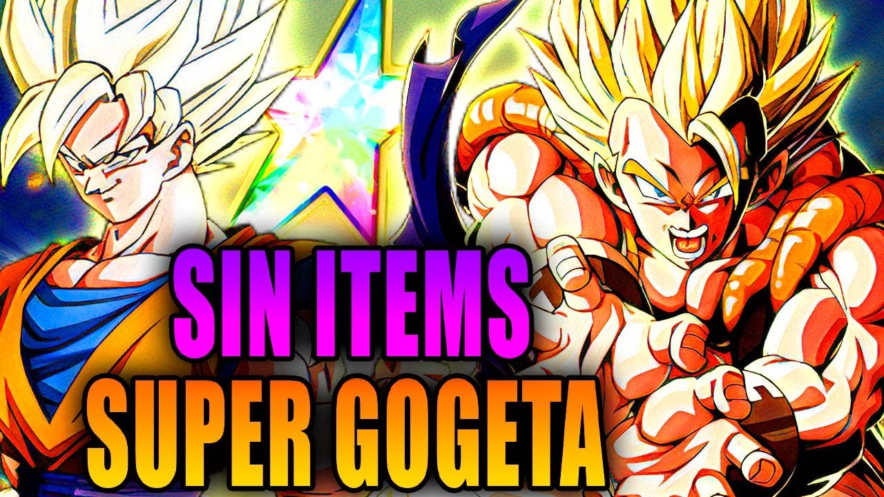 GOKU SSJ3 PHY EZA VS SUPER GOGETA! SIN ITEMS | DBZ Dokkan Battle