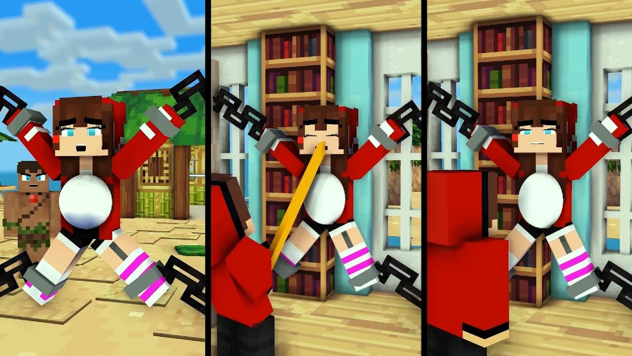 HELP MAIZEN WIN JJ Sister ? | The Dark Twins Minecraft