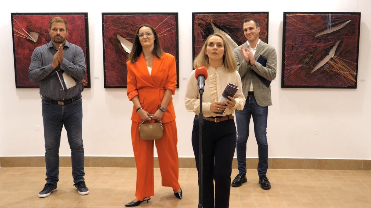 Otvorenje izložbe Marijane Pažin-Ivešić Network – niti postojanja