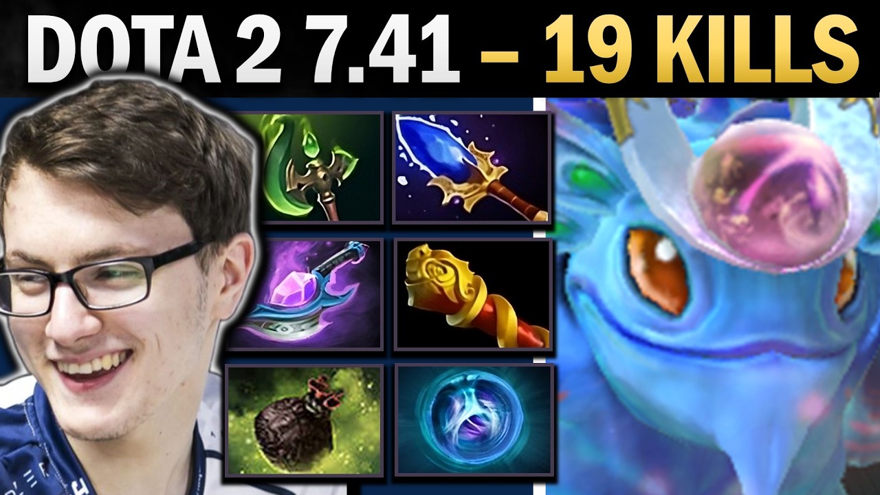Puck Dota 2 7.41 with 19 Kills and Parasma - Dota 2 Gameplay