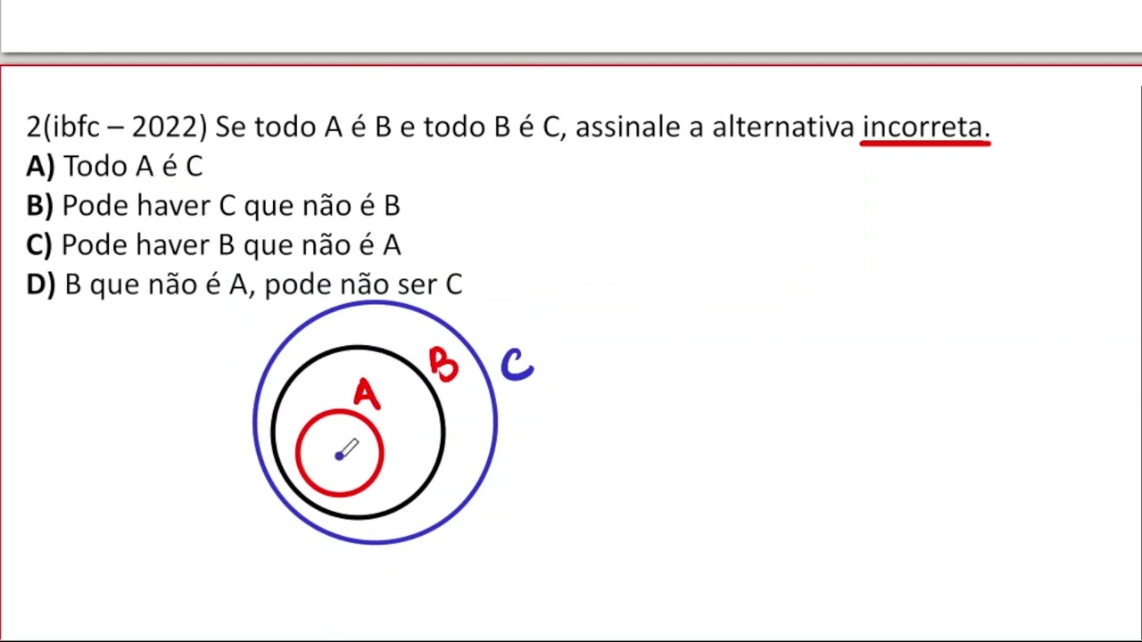ARGUMENTA&Ccedil;&Atilde;O L&Oacute;GICA #2 - BANCA IBFC - 2022